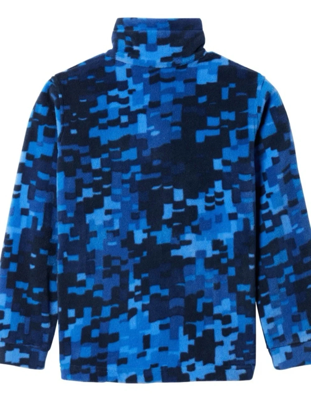 Columbia Zing III Fleece Jacket Toddler 18-24M Blue Camo Full Zip EUC